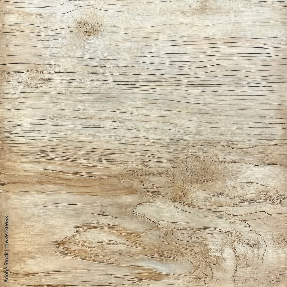 Poster close-up view of natural light wood texture with unique grain patterns and knots