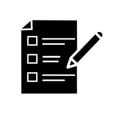 to do list icon vector icon silhouette