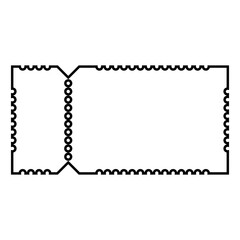 Ticket vector icon. Card illustration sign. Seat symbol. Coupon logo. Subscription web icon. ducket design for web.