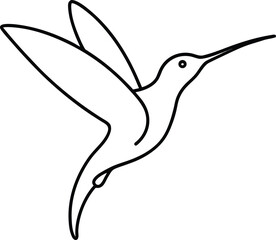 Fototapeta premium vector illustration of a bird