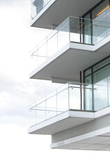 Edificio moderno de la ciudad de Oslo