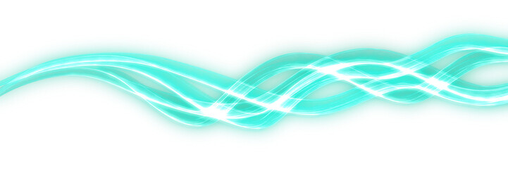 Fototapeta premium Shining Curved Streaks of Light in a Modern Abstract Design