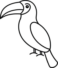 Kingfisher bird cartoon illustration