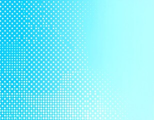 Fototapeta premium Light blue, white dotted gradient background