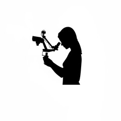 Asian woman quality control specialist inspecting product