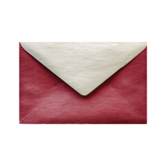 Red envelope with a white border