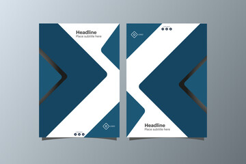 Flyer, an A4 brochure featuring a modern, minimal business design, available in EPS 10 format.