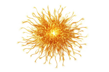 Bright intricate sparkler producing glowing trails during a nighttime celebration, illuminating the surroundings with its vibrant light