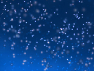 blue light bokeh with vibrant abstract background and glittery effect