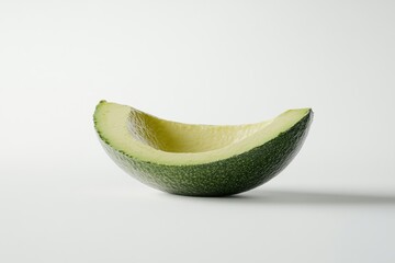 Cantaloupe Crescent A CloseUp of a Sliced Melon on White Background