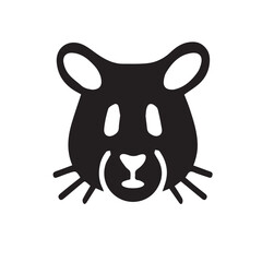 Cute smiling cartoon tiger character vector illustration isolated on white