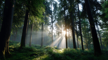 Obraz premium Planet Earth with clean air and nature relying on renewable resources. Ecological concept of alternative sustainable energy for an ecologically clean planet. Concept of ecology and environmental