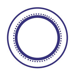 Fototapeta premium Line Dot Circle Vector Art