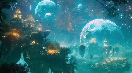 Obraz premium abstract background with stars
