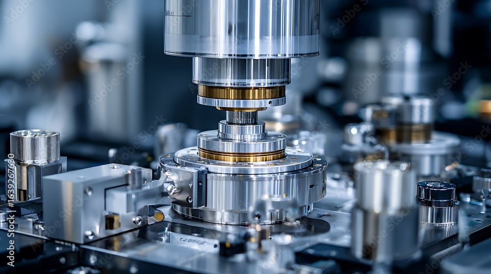 Poster precision machine assembling with automated equipment in factory