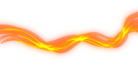 Naklejka premium Futuristic Plasma Stream Curved Effect