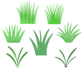 plants, grass, stickers