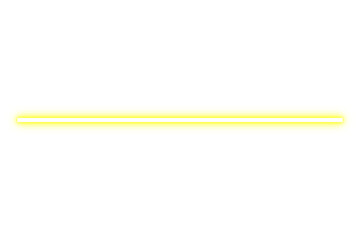 Obraz premium Straight horizontal yellow line graphic element for underlines, dividers, highlights, and minimal design decoration on transparent or white background