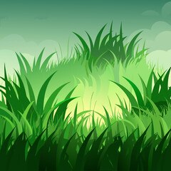 green grass vector illustration