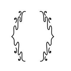 ornamental frame brackets