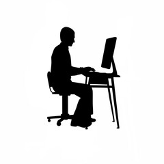 Quantum computing specialist configuring qubit with futuristic technology