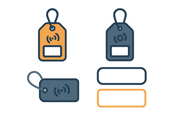 Tags designed for wireless communication applications in modern technology
