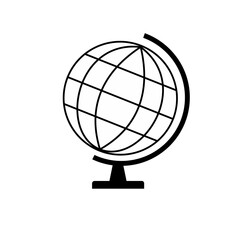 globe icon vector illustration