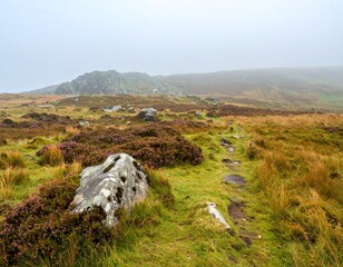 Foggy Highland Moor © Alchedeus85