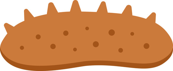 Sea Cucumber Flat Icon