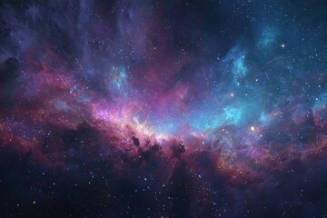 Stunning nebula and captivating galaxies in vast cosmos - mesmerizing celestial imagery for sci-fi fans and astronomy enthusiasts in search of inspiring visuals