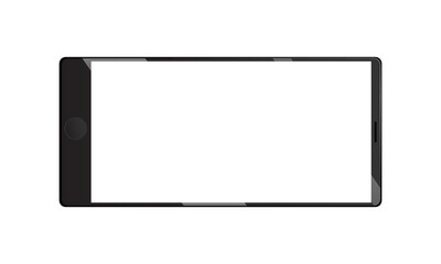 Device screen mockup. Smartphone, tablet, with blank screen for you design. Stock royalty free vector illustration. PNG