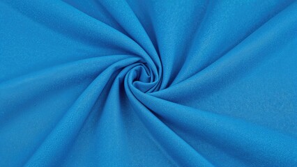 Bold Sky-Toned Fabric Made from Polyester, Soft to the Touch and Ready for Use