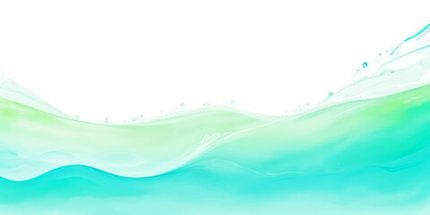 Transparent abstract flexible blue and green abstract water color ocean wave texture background. Banner Graphic Resource as background for Cartoon ocean wave and water wave abstract graphics.