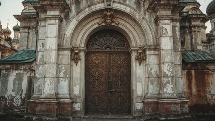 Fototapeta premium Access to a Historic Orthodox Place of Worship