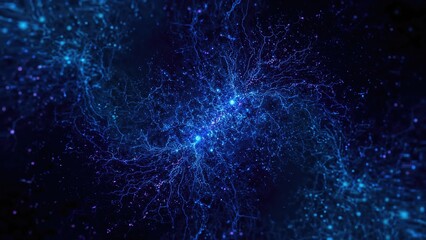 Obraz premium Unstable textured pattern in digital fractal art