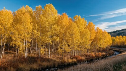 Fototapeta premium Autumn Leaves in the Rockies