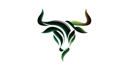 Abstract bull graphic design