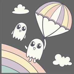 Halloween. Halloween Icon Set. Halloween set clipart vector. Halloween Flat Design Icon Set. Set of Halloween Pumpkins Silhouette. Halloween cartoon vector.