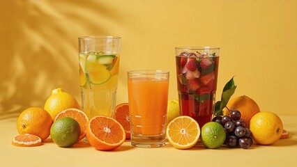Laser Focus with Citrus and Mixed Fruit Juices