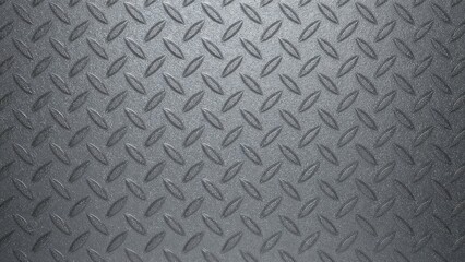 High-detail close-up of a metal surface with diamond textures and illuminating light patterns, ideal for background and design work.
