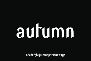 Display alphabet font vector design suitable for headline, poster, logo, magazine and many more