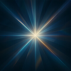 Blue and orange light burst on dark background best for energetic and modern design projects