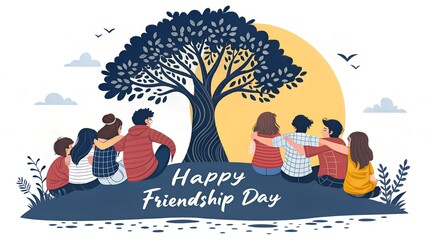 Friendship Day Celebration Illustration