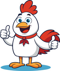 Cock illustration vector design, Cock icon design, Chef Cock illustration vector design