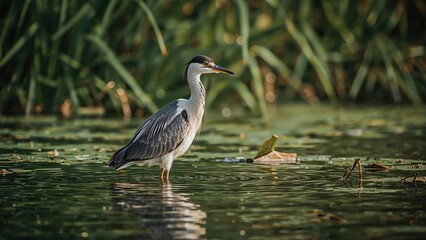 Naklejka premium Night Heron Chick