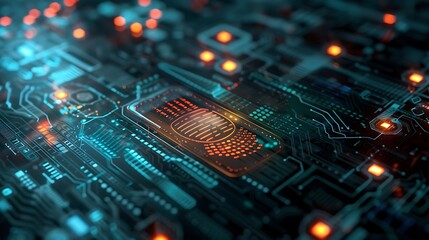 A vibrant fusion of technology, science, and design, featuring digital patterns, abstract shapes, and futuristic concepts. Dynamic waves, geometric grids, and colorful fractals create a stunning visua