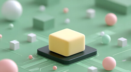 Creative geometric circuit boards and cubic chip