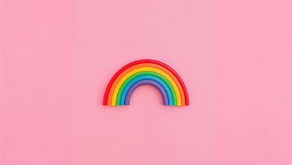 Colorful plastic spiral toy against a pastel backdrop. A vibrant plaything known for tricks, iconic in the 1990s. Simple design. Childhood and fun theme. Vivid colors.