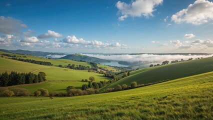 Obraz premium Lovely panoramic image to enhance your display