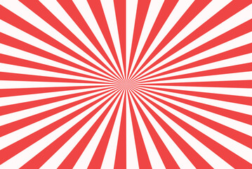 Snow color and Brown color Sunburst for the background. Flag of japanese.